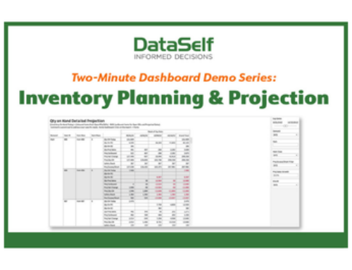 Strategic Inventory Planning and Projection Reporting