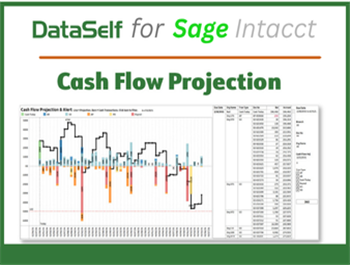 Sage Intacct Cash Flow Projection Dashboard